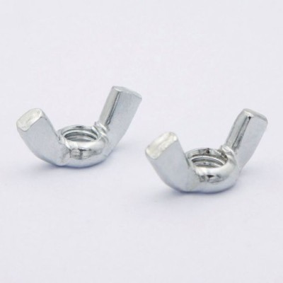 Carbon steel White zinc plated DIN315 Wing nut M3-M16