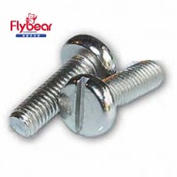 DIN85 slotted pozi pan head screws stainless steel 310/316 material GB67 carbon steel zinc-plating machine screw