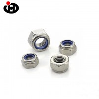 High Quality ASME/ANSI B 18.16.6 Stainless Steel UNC Nylon insert Hex Lock Nut